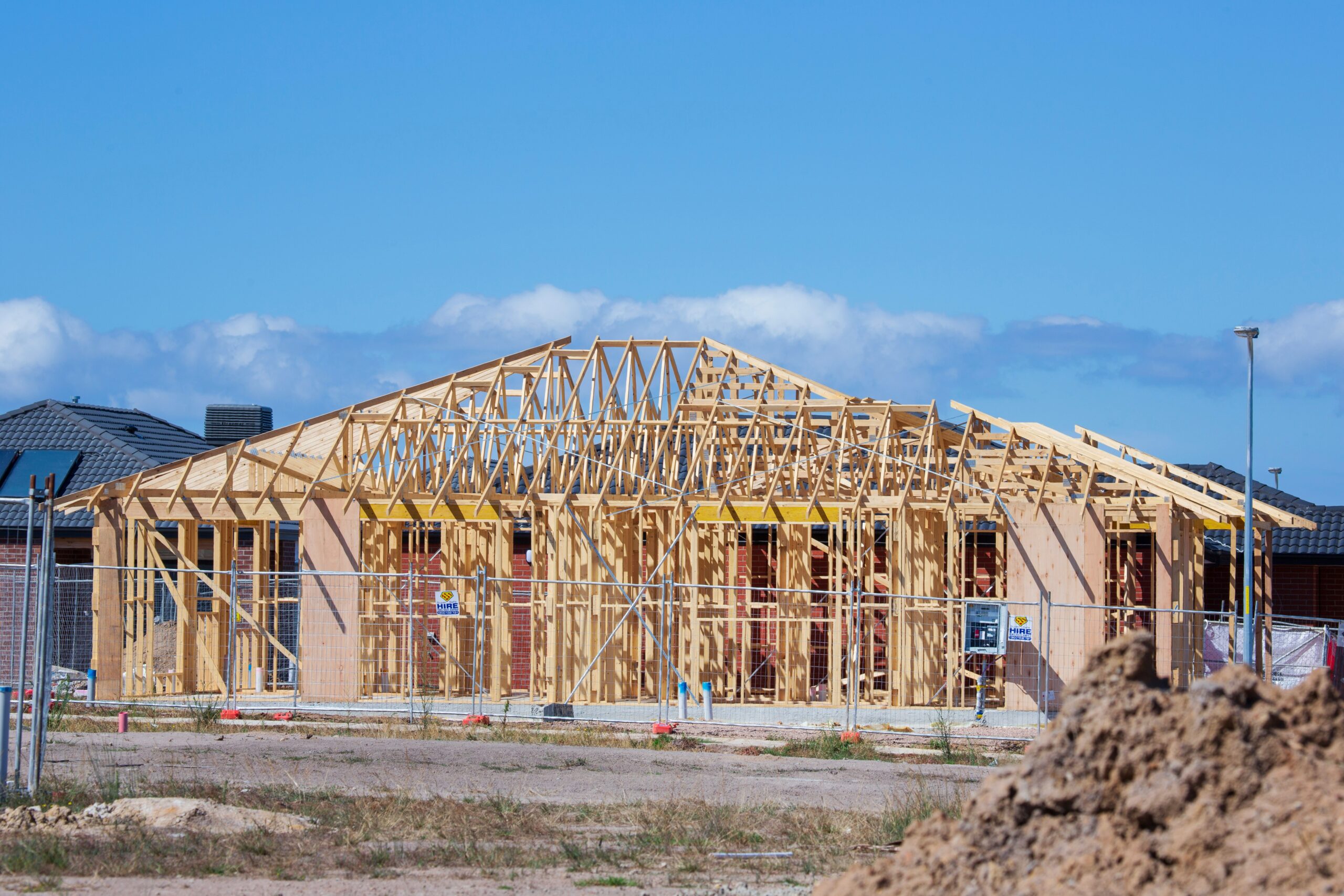 Roofing and structural work on a Central Florida property